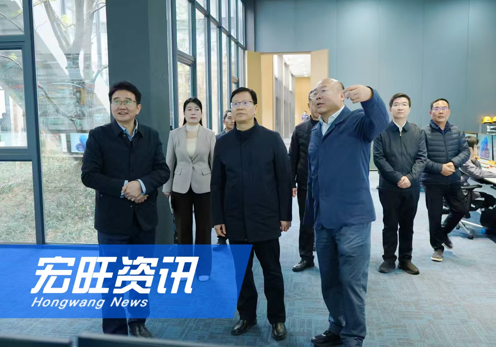 广西壮族自治区党委常委、统战部部长谭丕创一行莅临广西宏旺调研